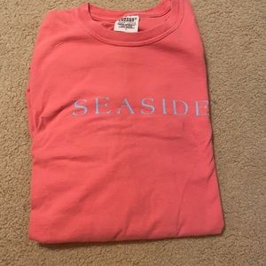 Long sleeve seaside T-shirt size large